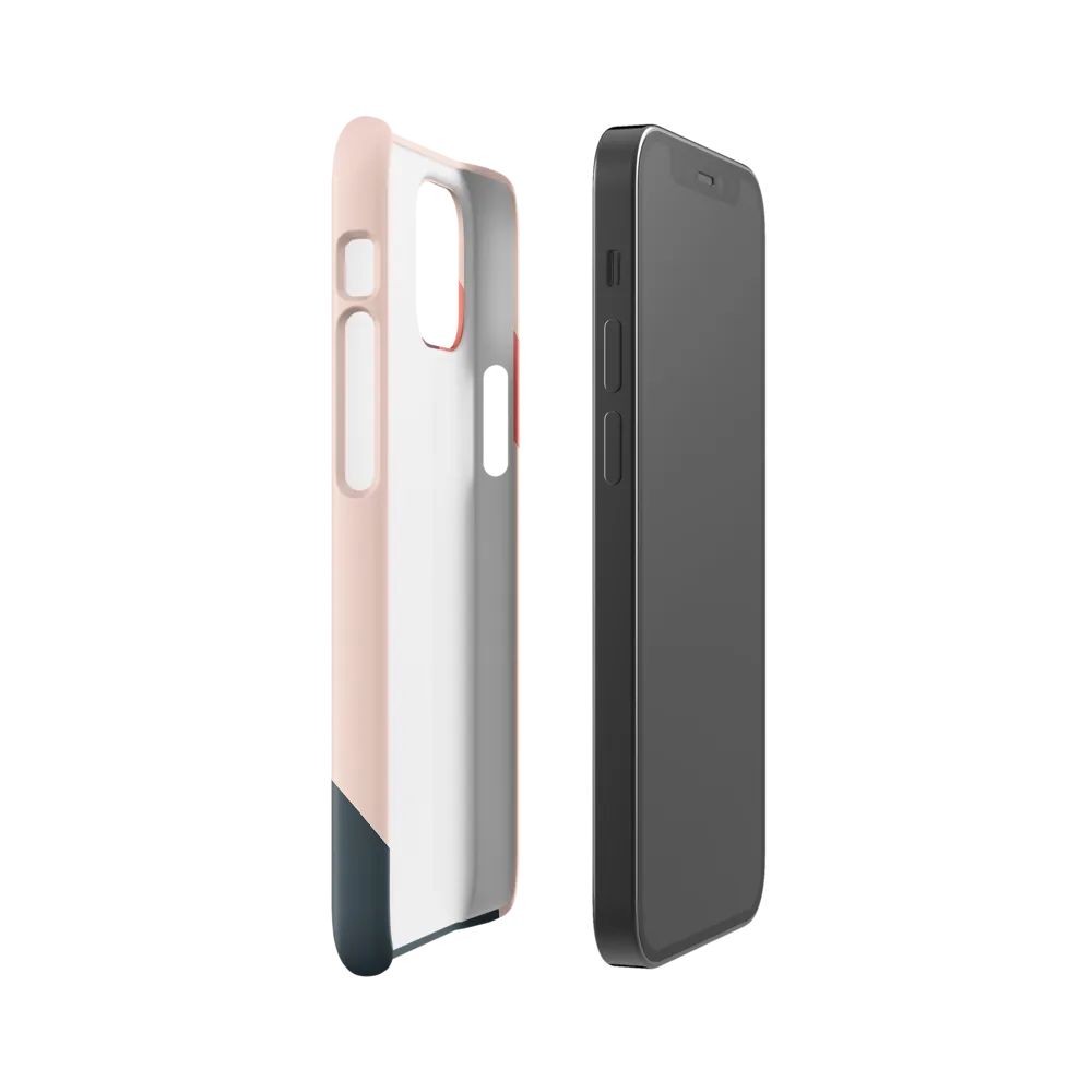 Contemplative Portrait in Minimalism | Phone Case |  12 Mini | Snap Case | Glossy
