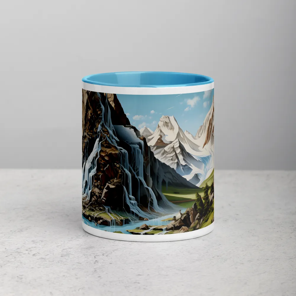 Majestic Cascade: A Mountain Masterpiece