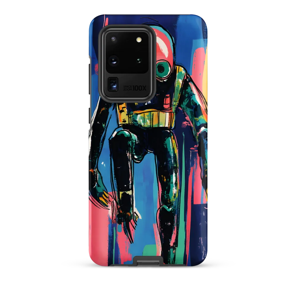 Diver in Vibrant Motion