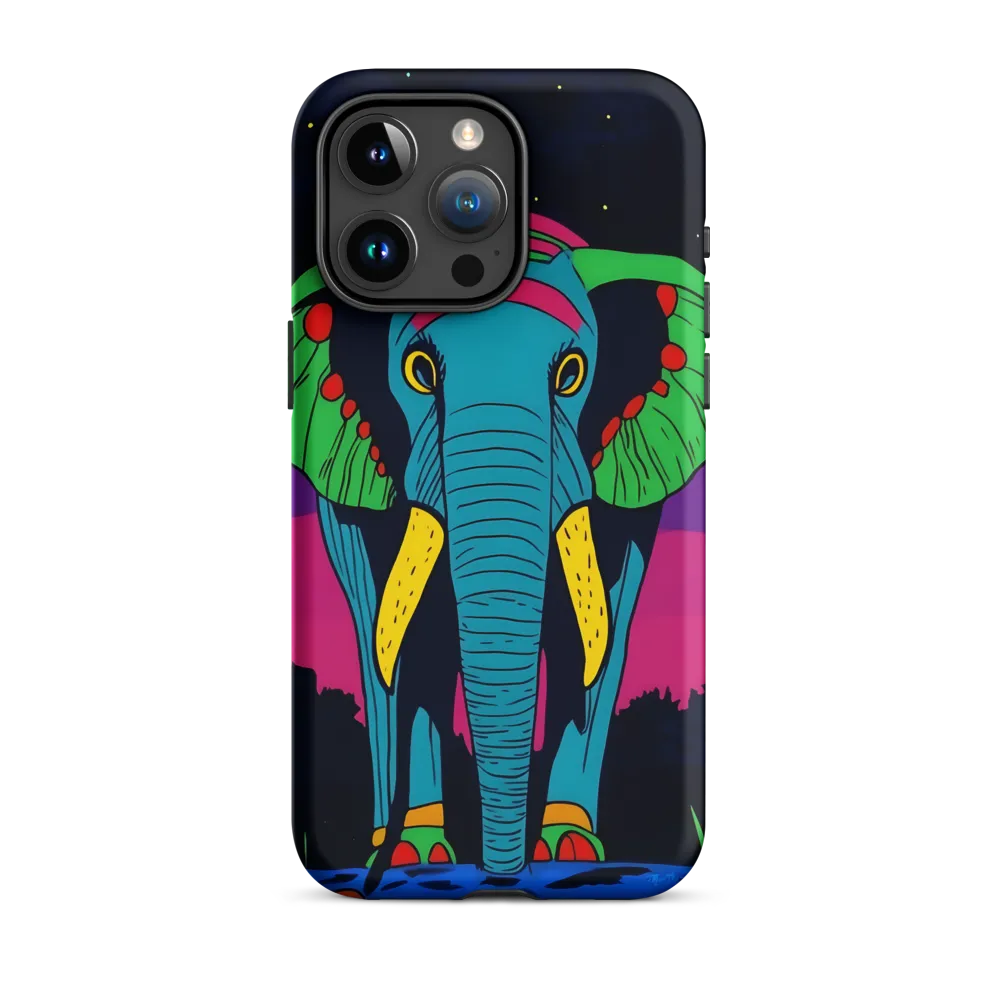 Whimsical Majesty: The Vibrant Elephant