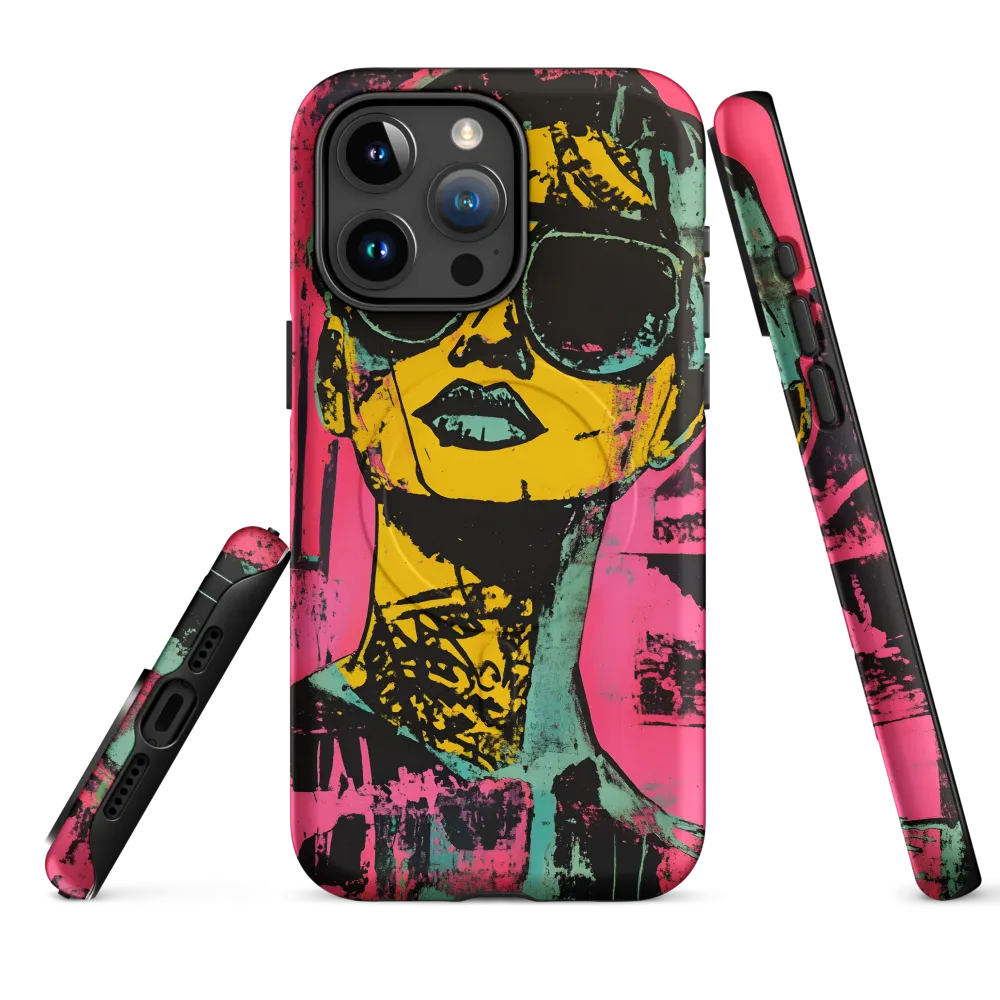 Confident Portrait in Neon Colors