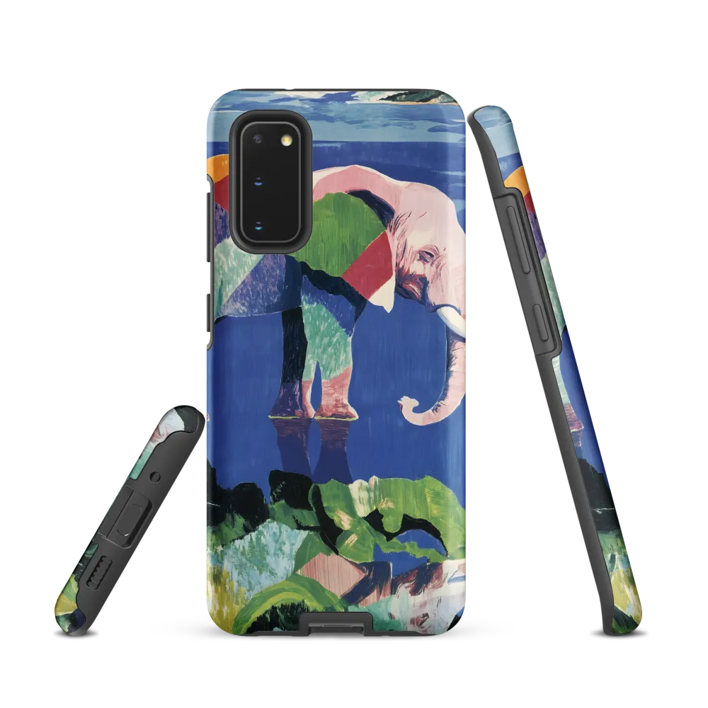Serenity in Color: The Elephants of Reflection