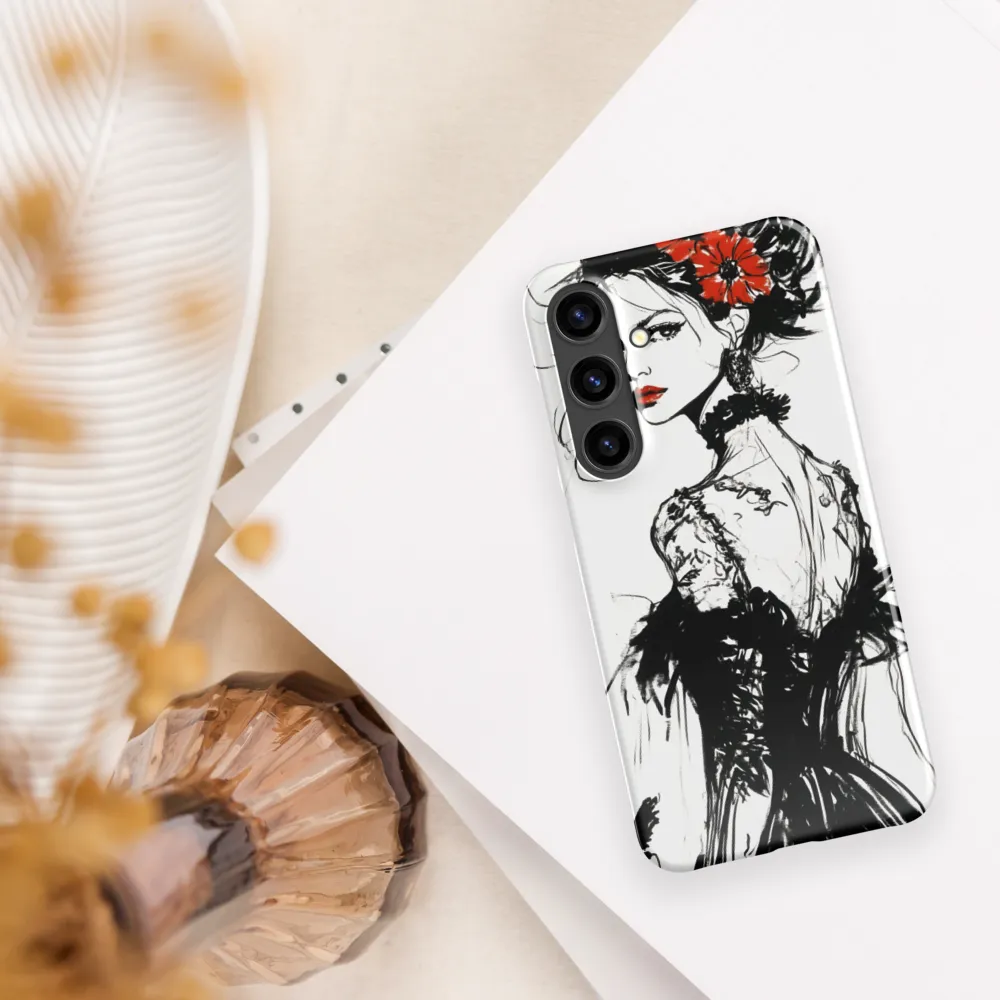 Elegance in Black and Red