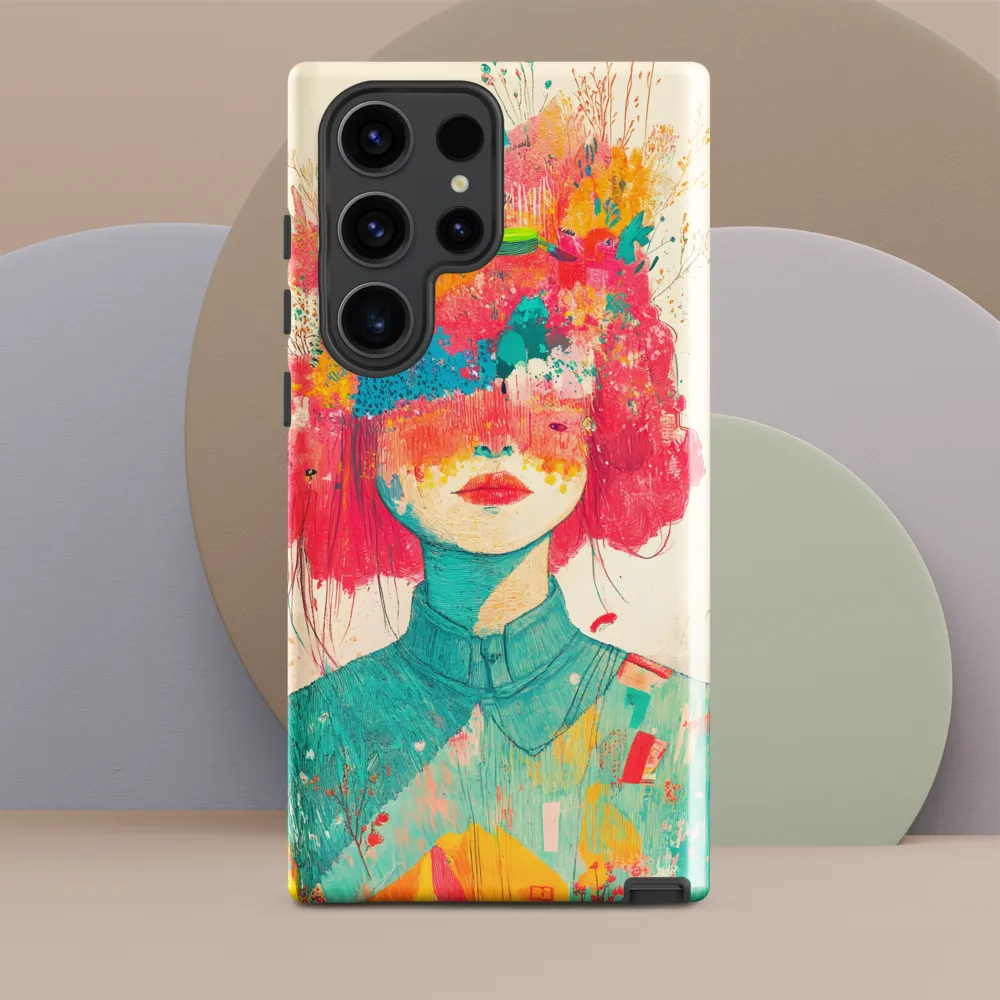 Whimsical Floral Portrait