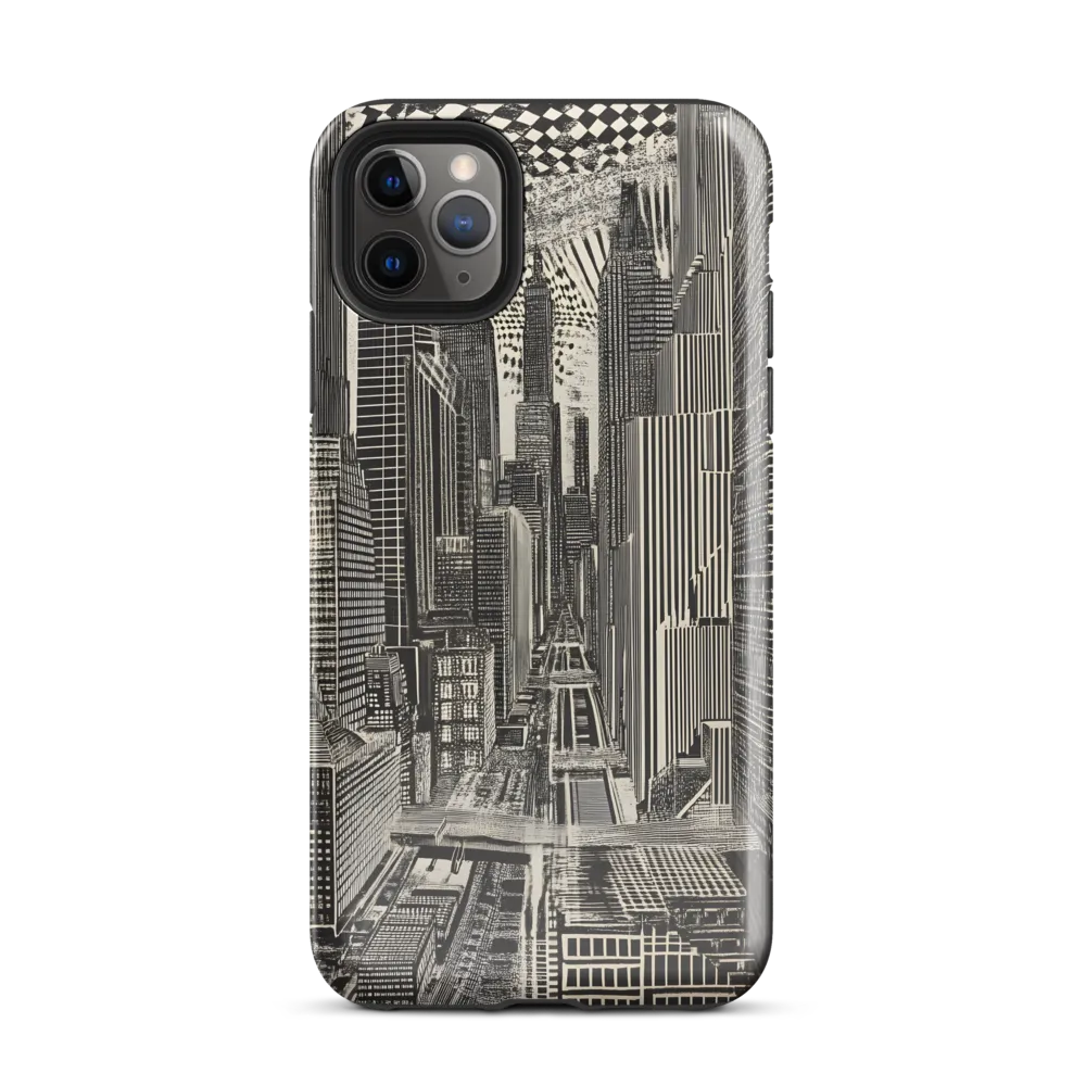 Urban Dreams: A Surreal Cityscape | Phone Case |  11 Pro Max | Tough Case | Glossy