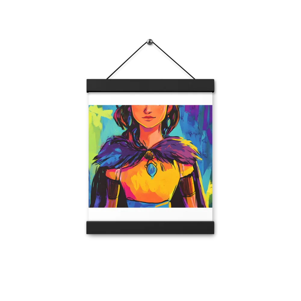 Guardian of Colors | Poster With Black Wood Hanger | 8″×10″