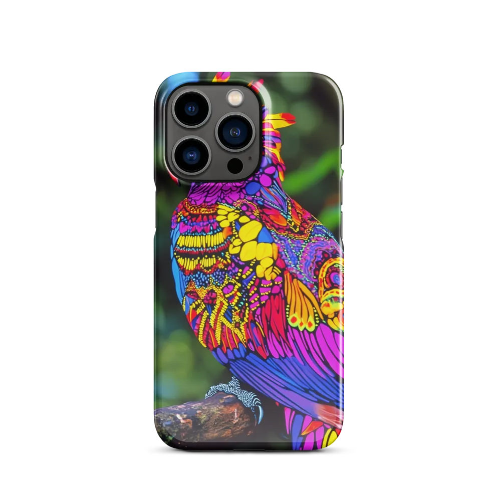 Vibrant Psychedelic Parrot