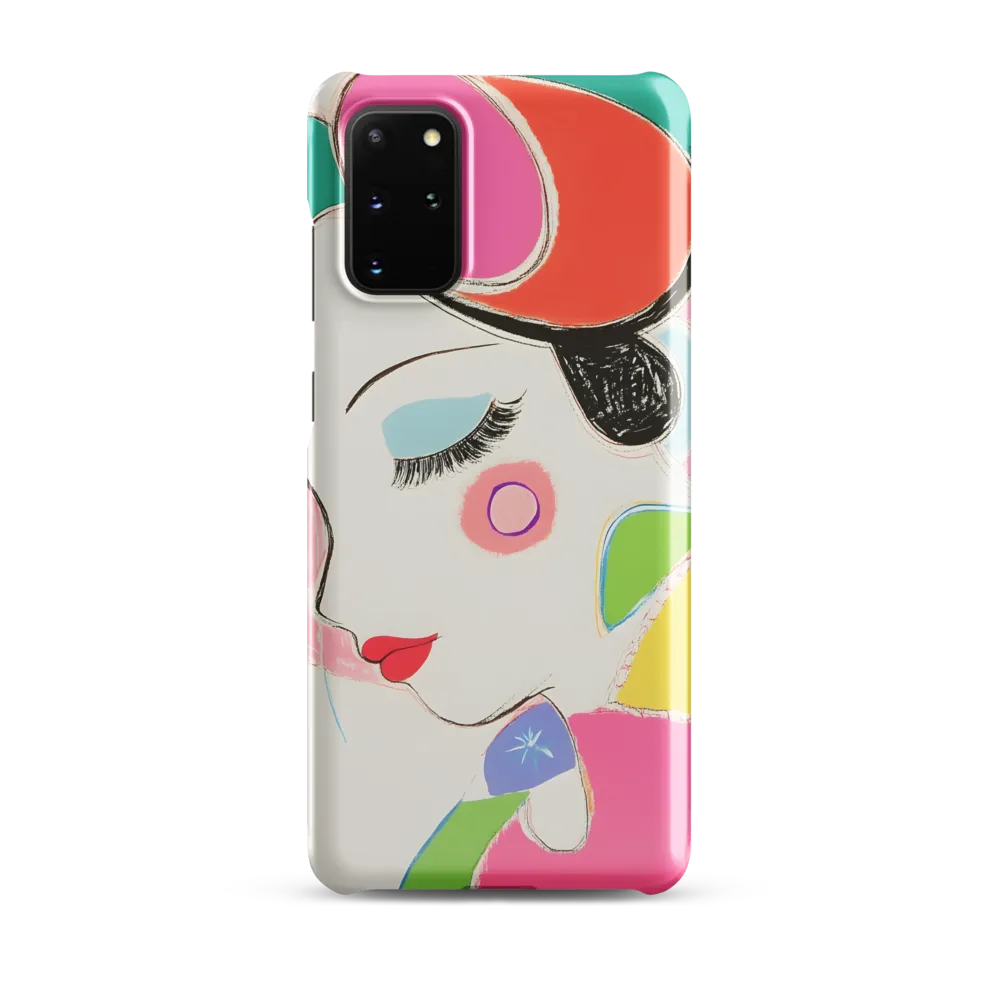 Whimsical Portrait in Colorful Abstraction
