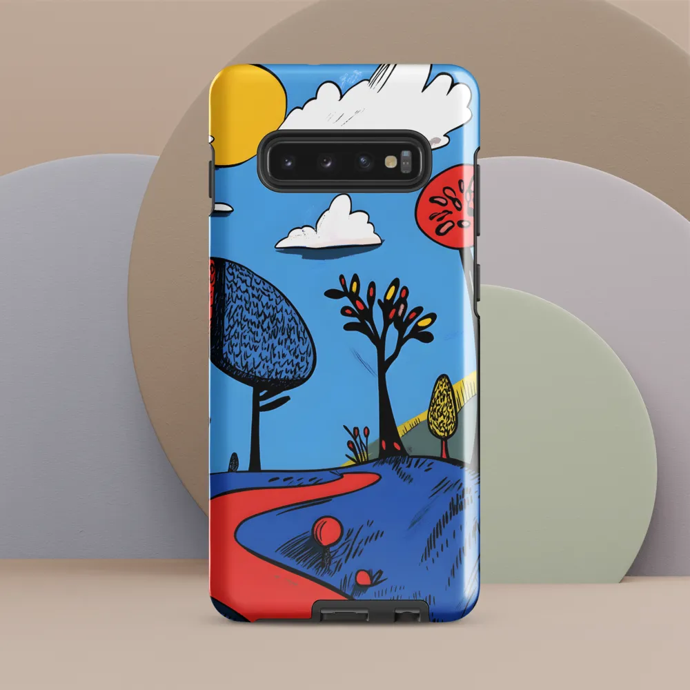 A Playful Journey Through Whimsical Woods | Phone Case |  S10 Plus | Tough Case | Glossy