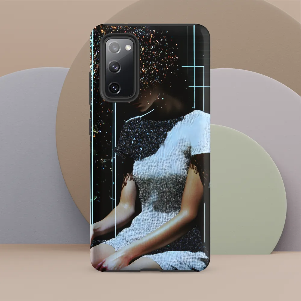 Portrait with Particle Halo
