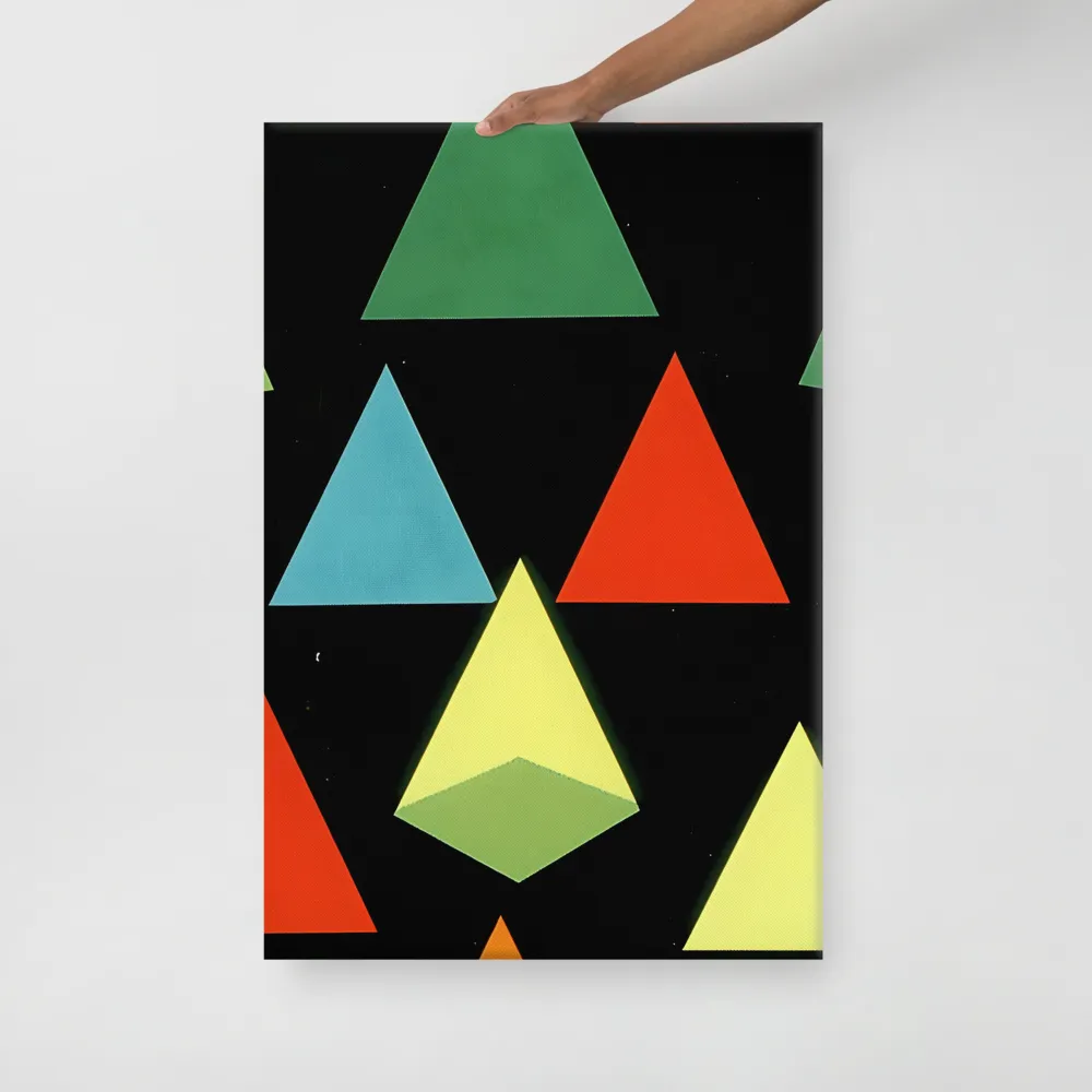 Geometric Harmony in Color | Canvas | 24″×36″