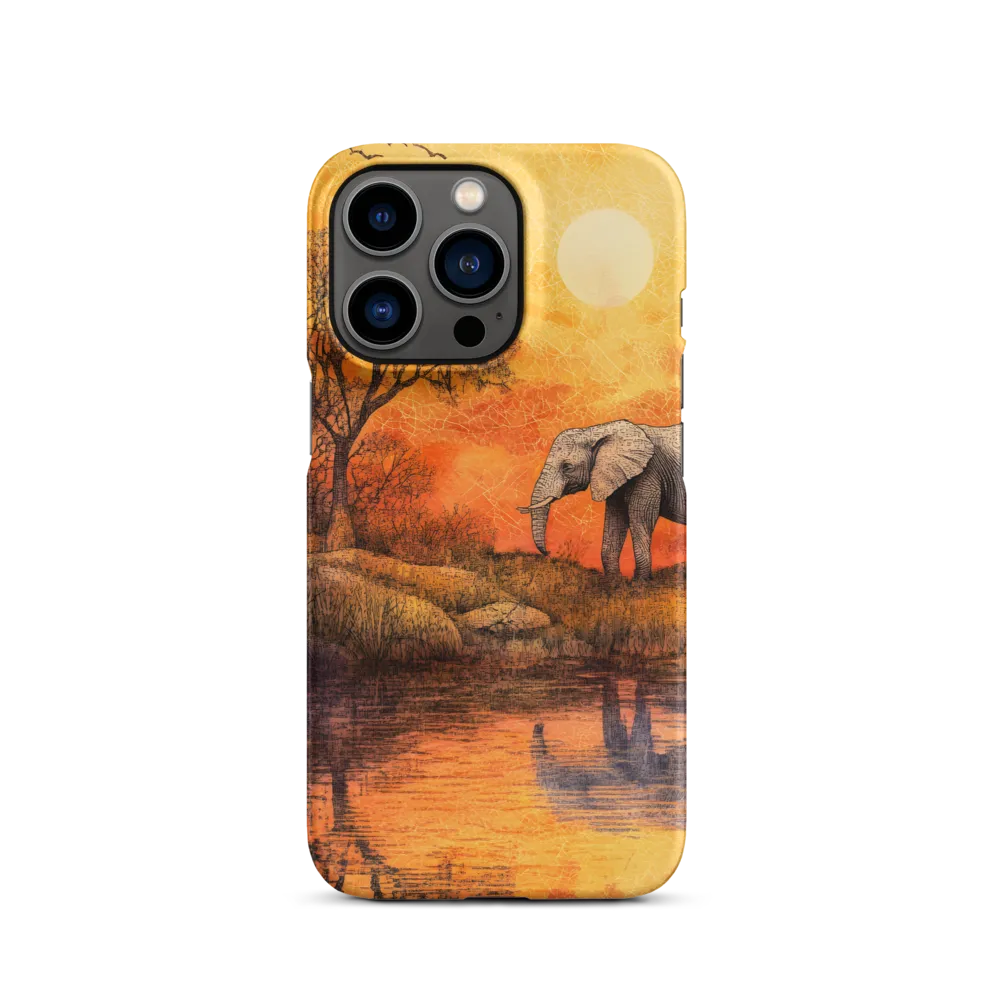 Elephant's Serenity at Dusk