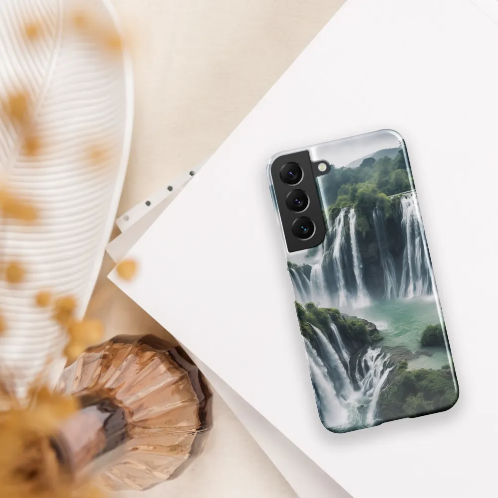 Whispers of the Cascades | Phone Case |  S22 | Snap Case | Glossy