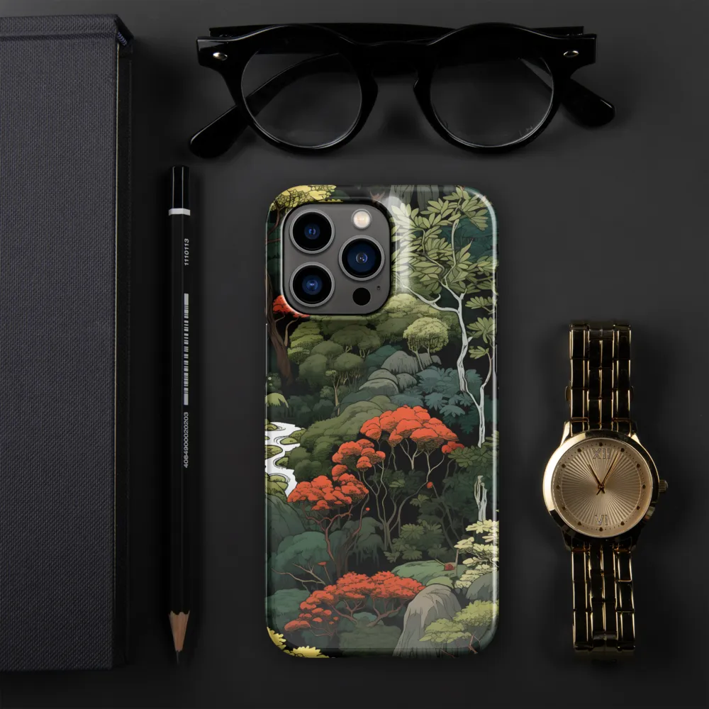Whispers of the Forest | Phone Case |  14 Pro Max | Snap Case | Glossy