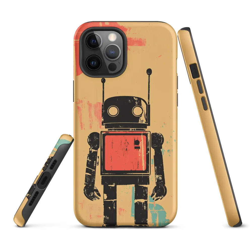 The Retro Robot | Phone Case |  12 Pro Max | Tough Case | Matte