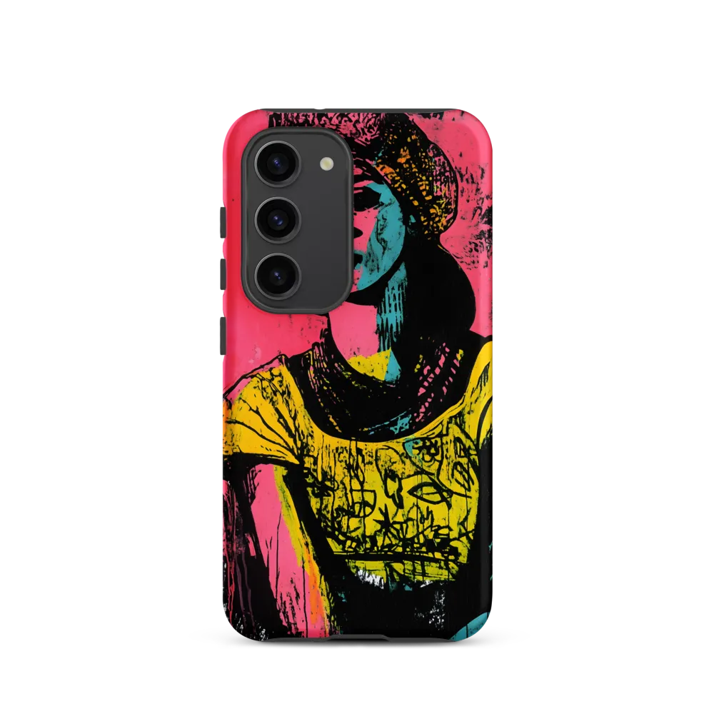 Urban Elegance: A Graffiti Portrait