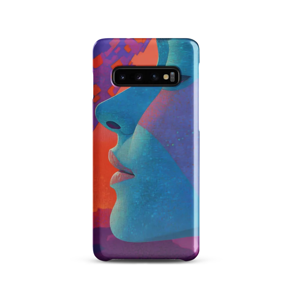 Cyan Profile with Magenta Mosaic