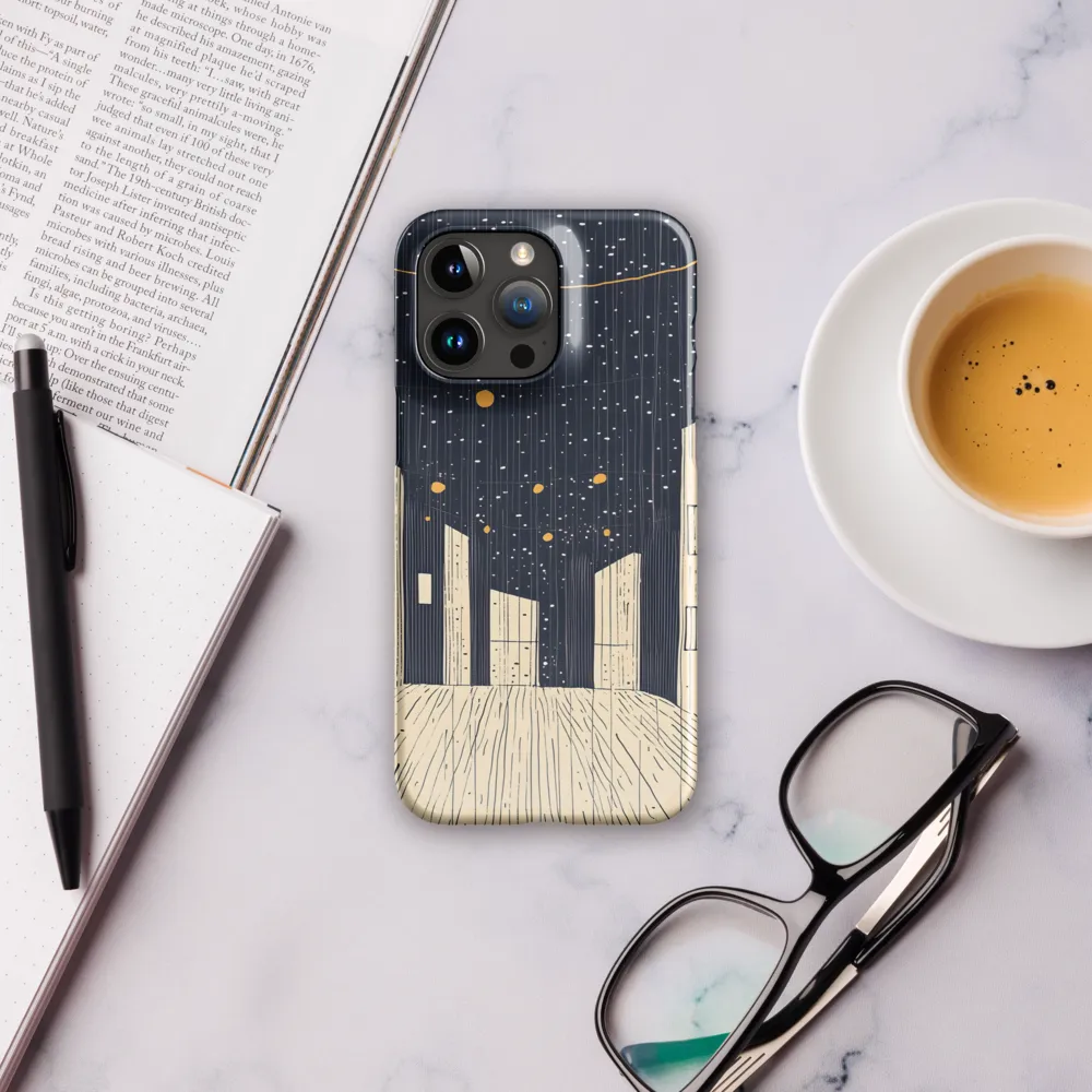 Under the Starry Canvas | Phone Case |  15 Pro Max | Snap Case | Glossy