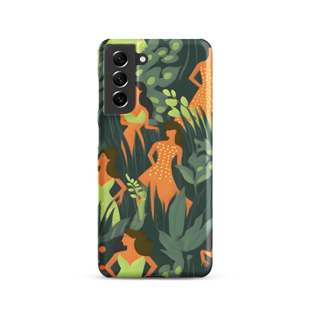 Playful Harmony in Patterns | Phone Case |  S21 | Snap Case | Matte