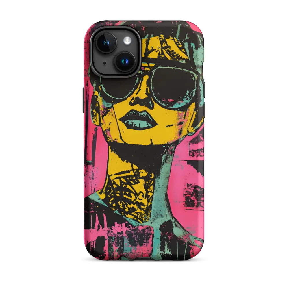 Confident Portrait in Neon Colors