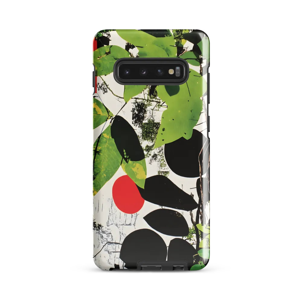 Nature's Geometry: A Contemporary Collage | Phone Case |  S10 Plus | Tough Case | Glossy