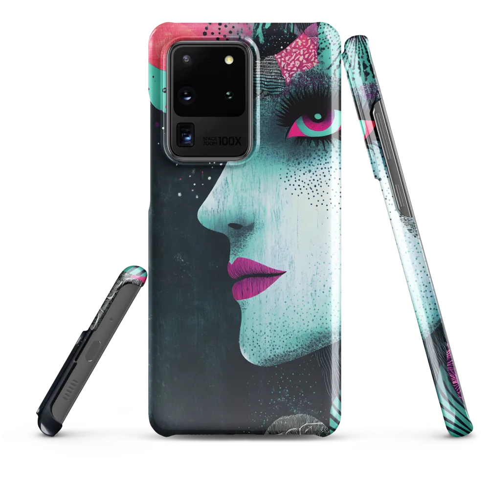 Mystical Beauty in Blue and Pink | Phone Case |  S20 Ultra | Snap Case | Glossy