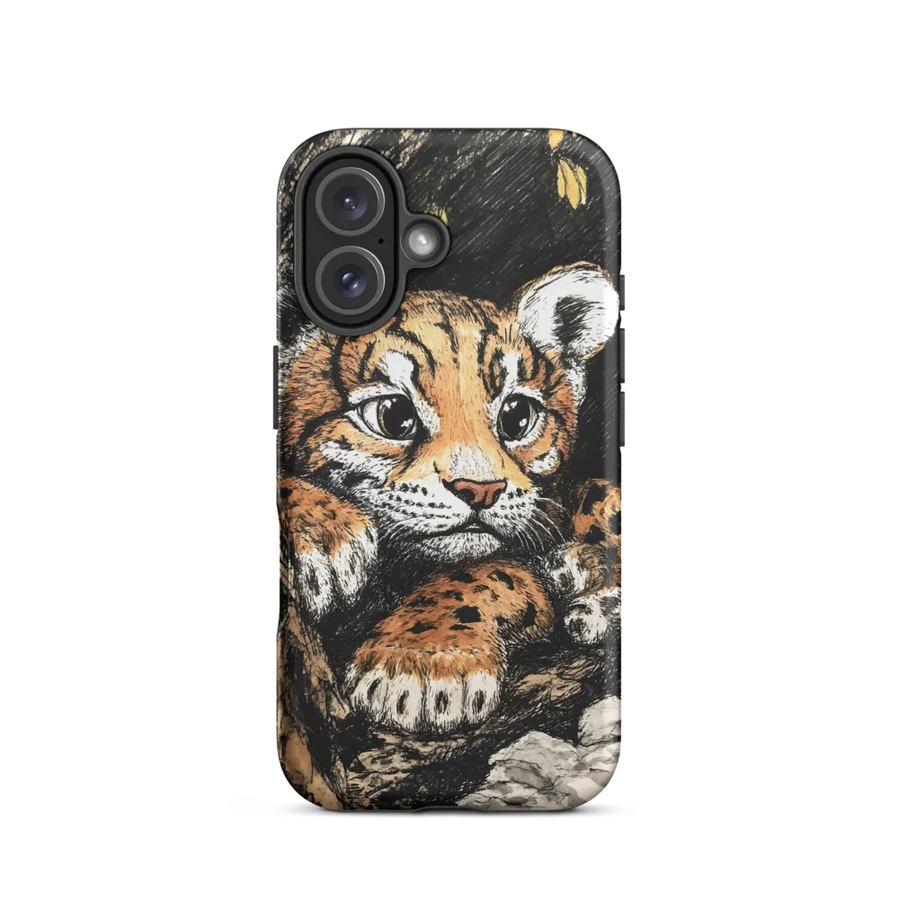 Curious Cub in the Canopy | Phone Case |  16 | Tough Case | Matte