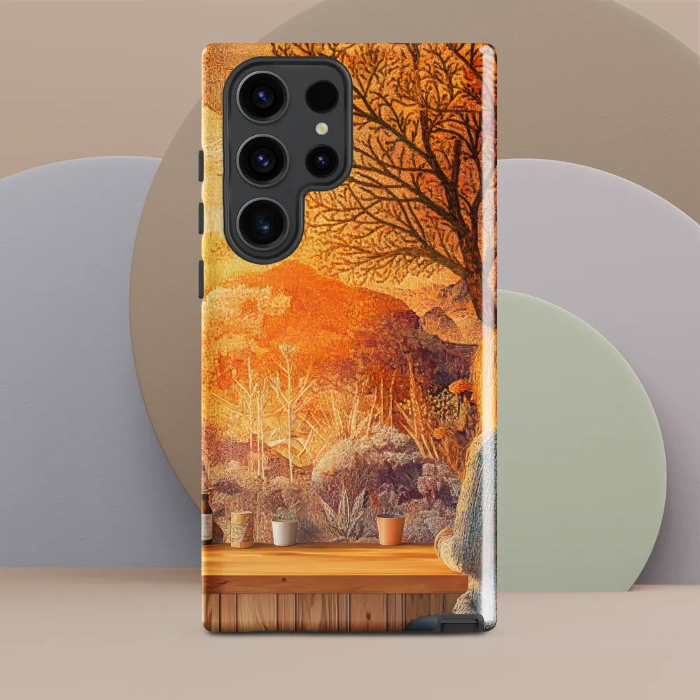 Whispers of a Golden Sunset | Phone Case |  S23 Ultra | Tough Case | Glossy