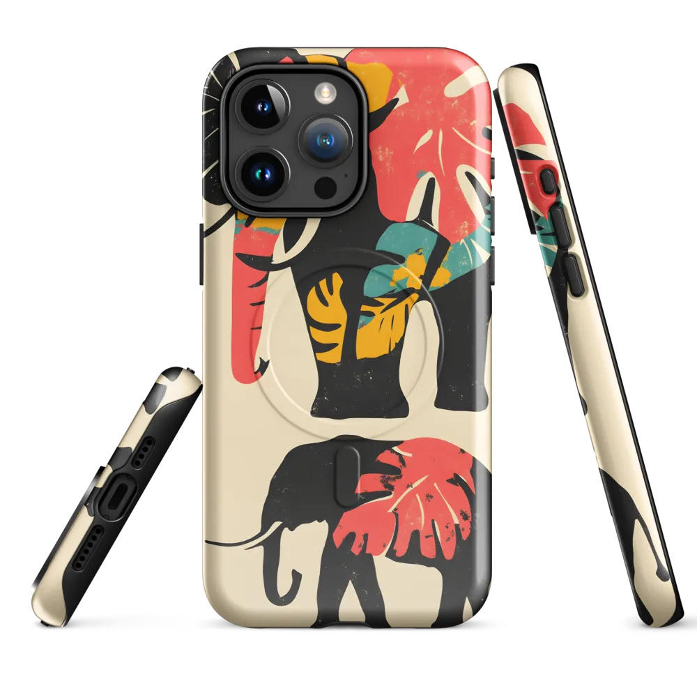 Tropical Elegance: The Elephant's Dance