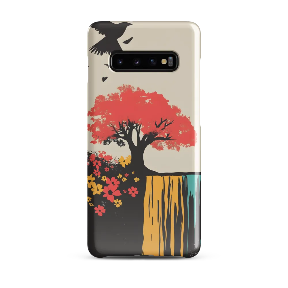 Serene Cascade of Colors | Phone Case |  S10 Plus | Snap Case | Glossy