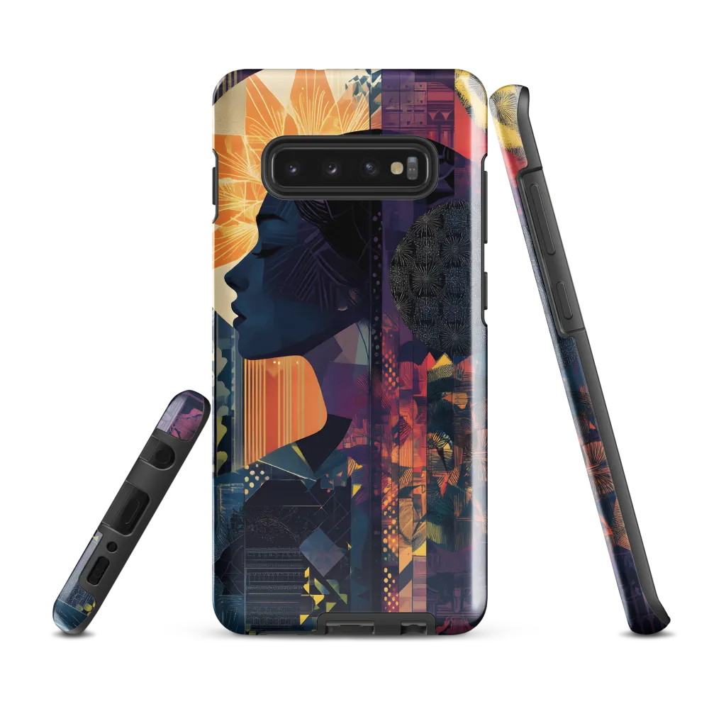 Whispers of Nature: A Modern Profile | Phone Case |  S10 Plus | Tough Case | Glossy