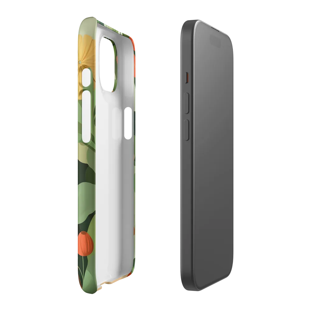 Nature's Serenity: A Modern Portrait | Phone Case |  15 | Snap Case | Matte