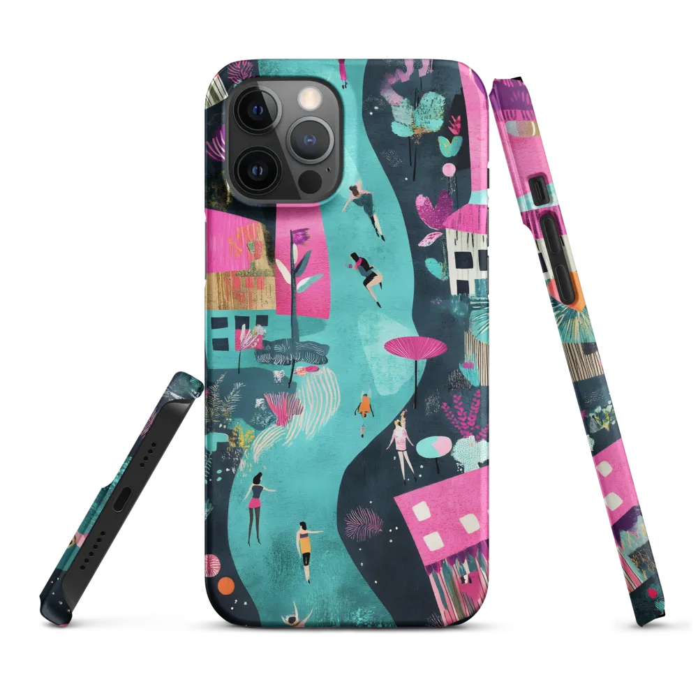 Whimsical Journey Through a Vibrant Landscape | Phone Case |  12 Pro Max | Snap Case | Matte