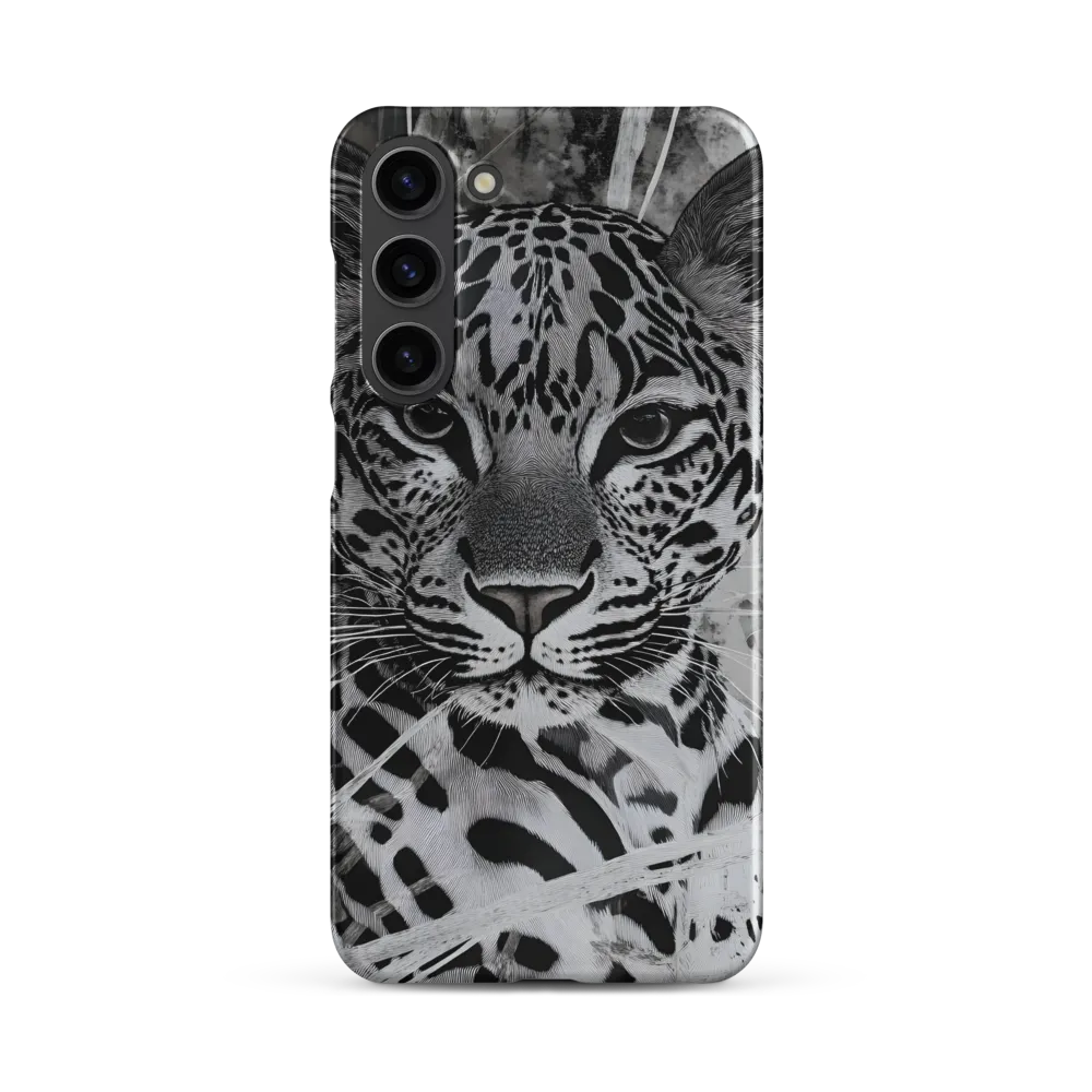 Majestic Gaze: The Leopard's Portrait | Phone Case |  S23 Plus | Snap Case | Matte