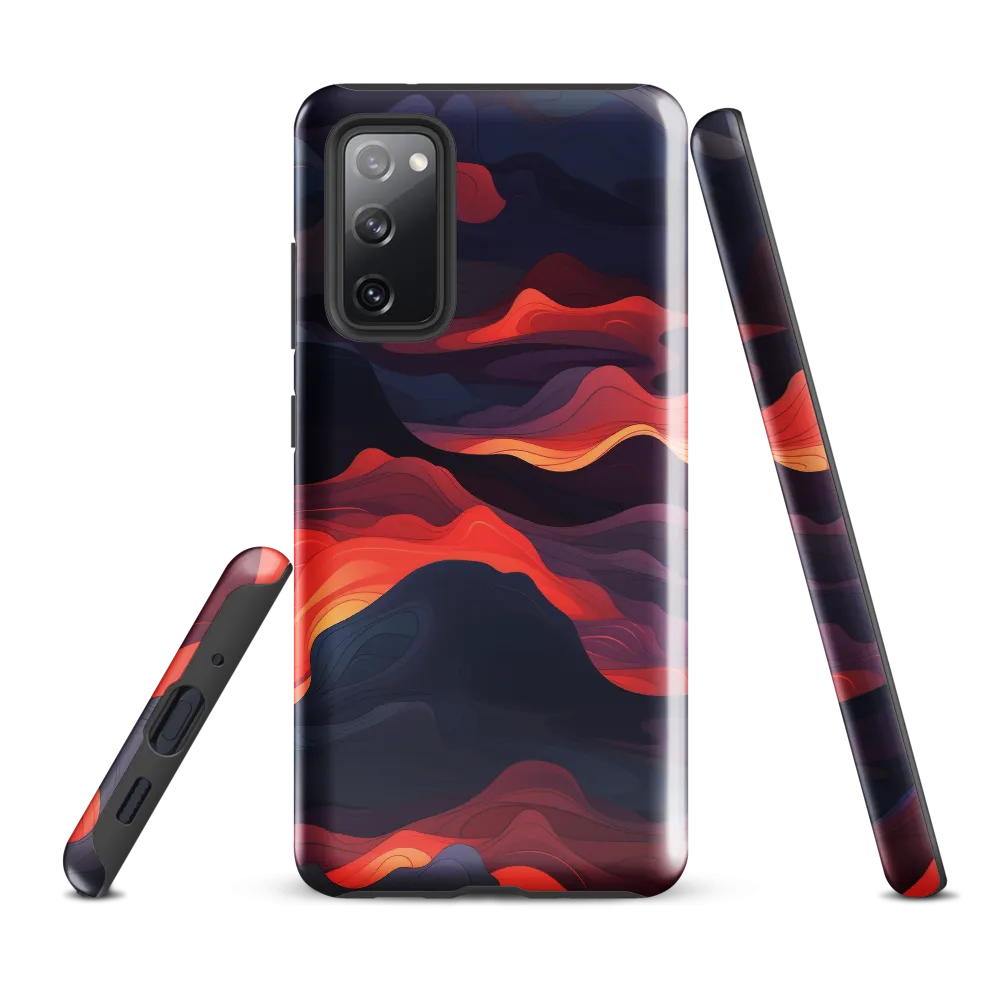 Ethereal Waves of Color | Phone Case |  S20 FE | Tough Case | Glossy