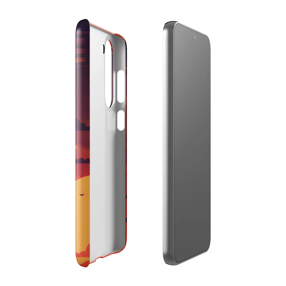 Urban Dusk: A Symphony of Cityscapes | Phone Case |  S23 Plus | Snap Case | Glossy