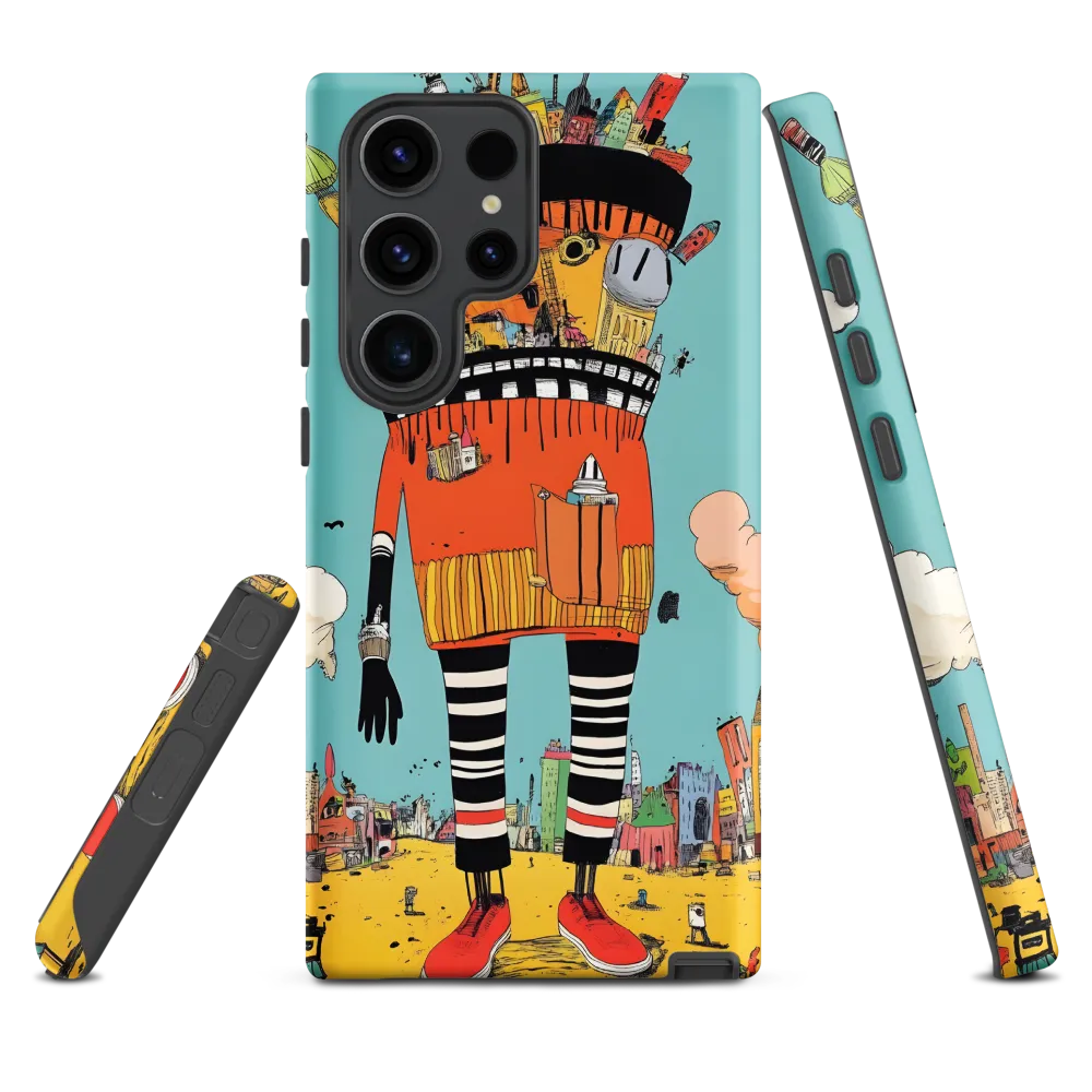Urban Fantasia: A Whimsical Encounter | Phone Case |  S23 Ultra | Tough Case | Matte