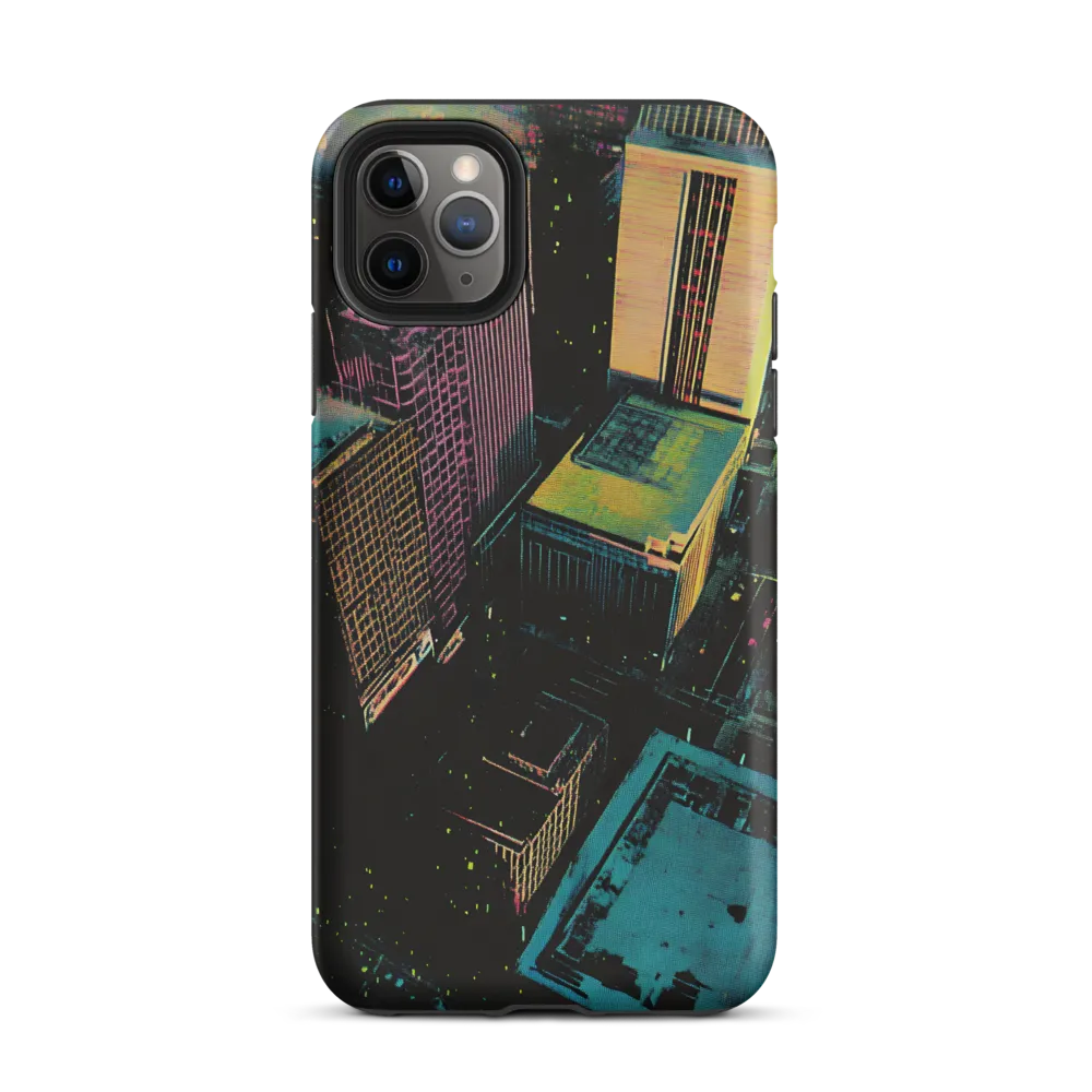 Neon Dreams: A City from Above