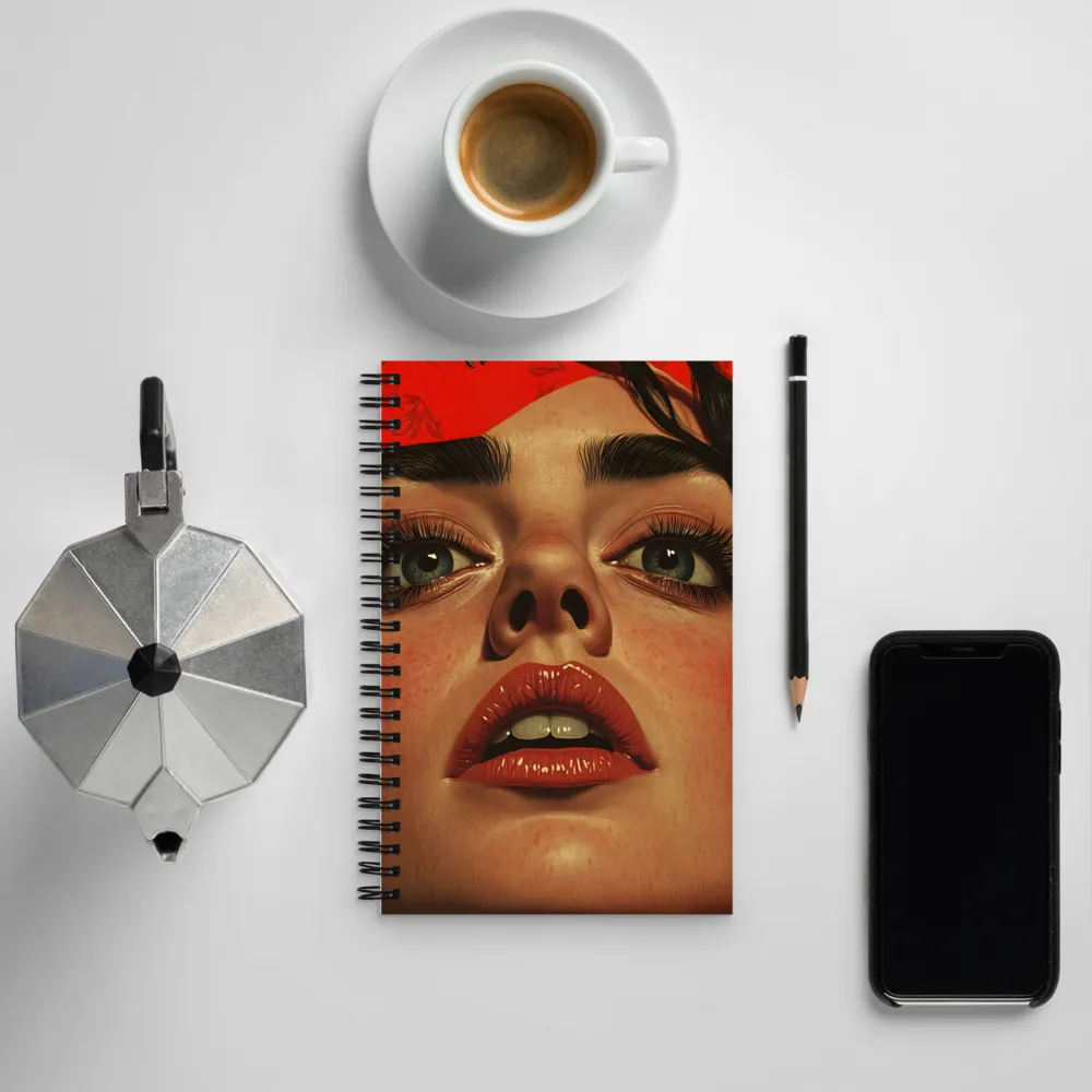 Intense Gaze | Spiral Notebook