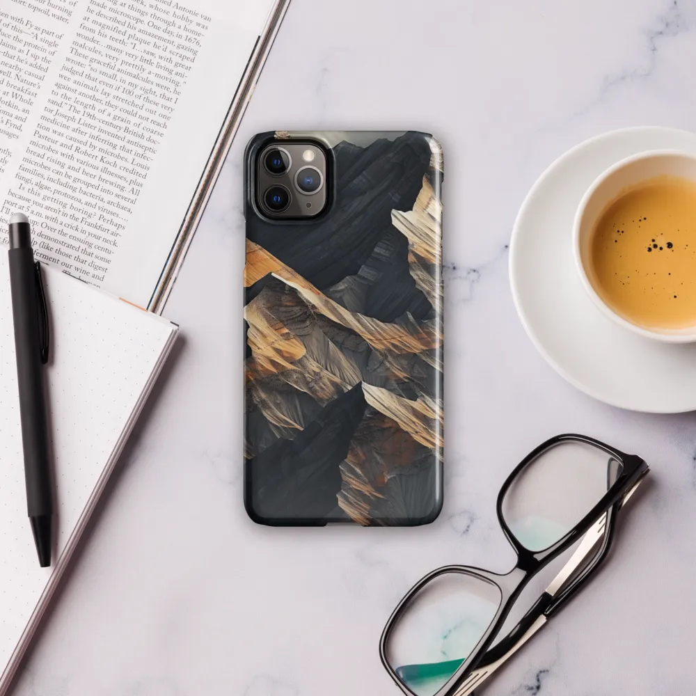 Ethereal Peaks: A Dance of Light and Shadow | Phone Case |  11 Pro Max | Snap Case | Glossy