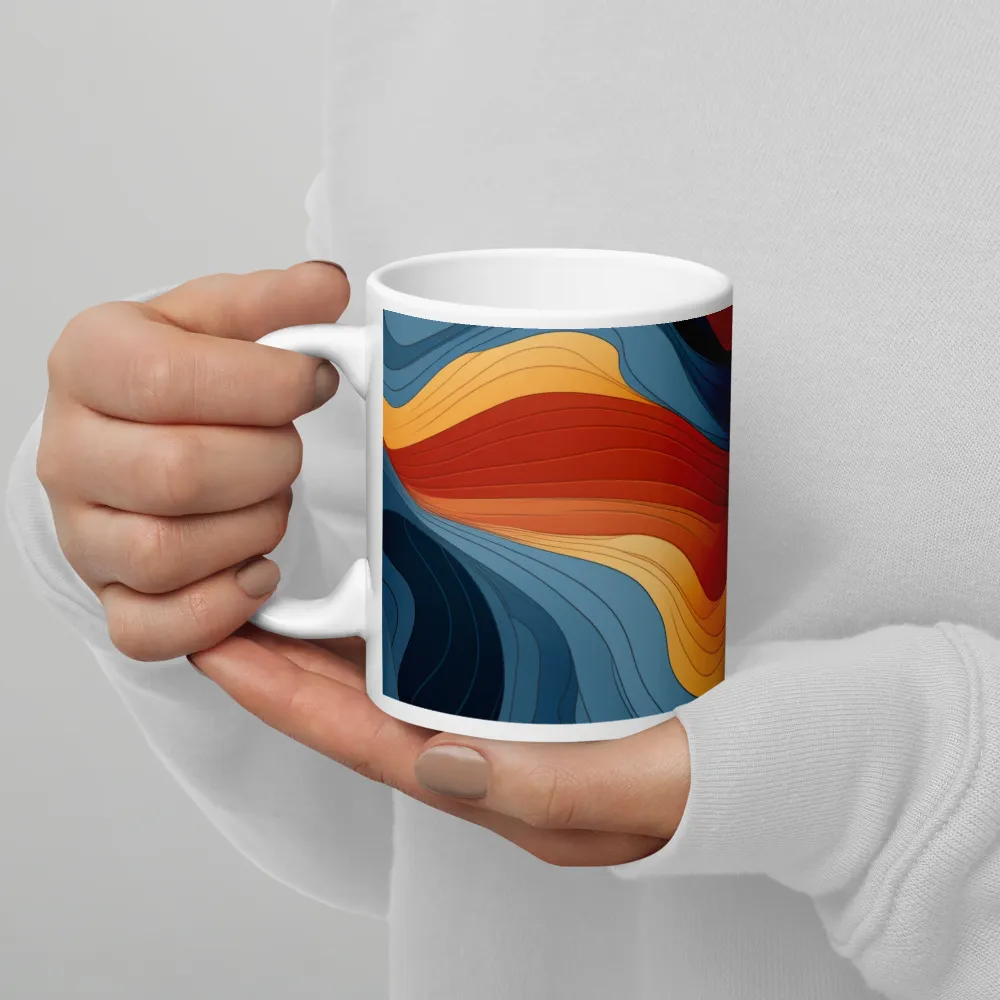 Fluid Harmony | Mug with White inside | 11 oz