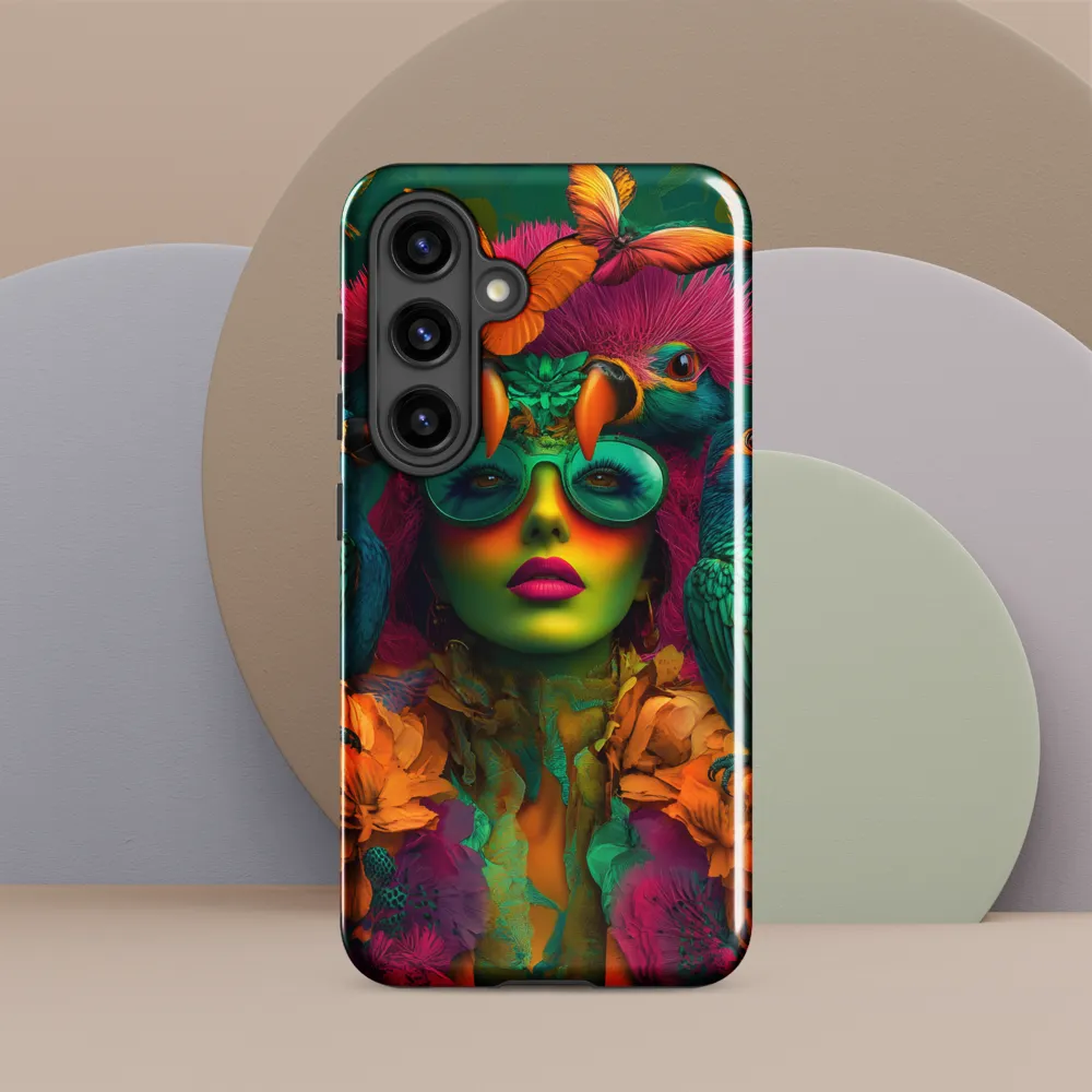 Tropical Reverie | Phone Case |  S24 | Tough Case | Glossy