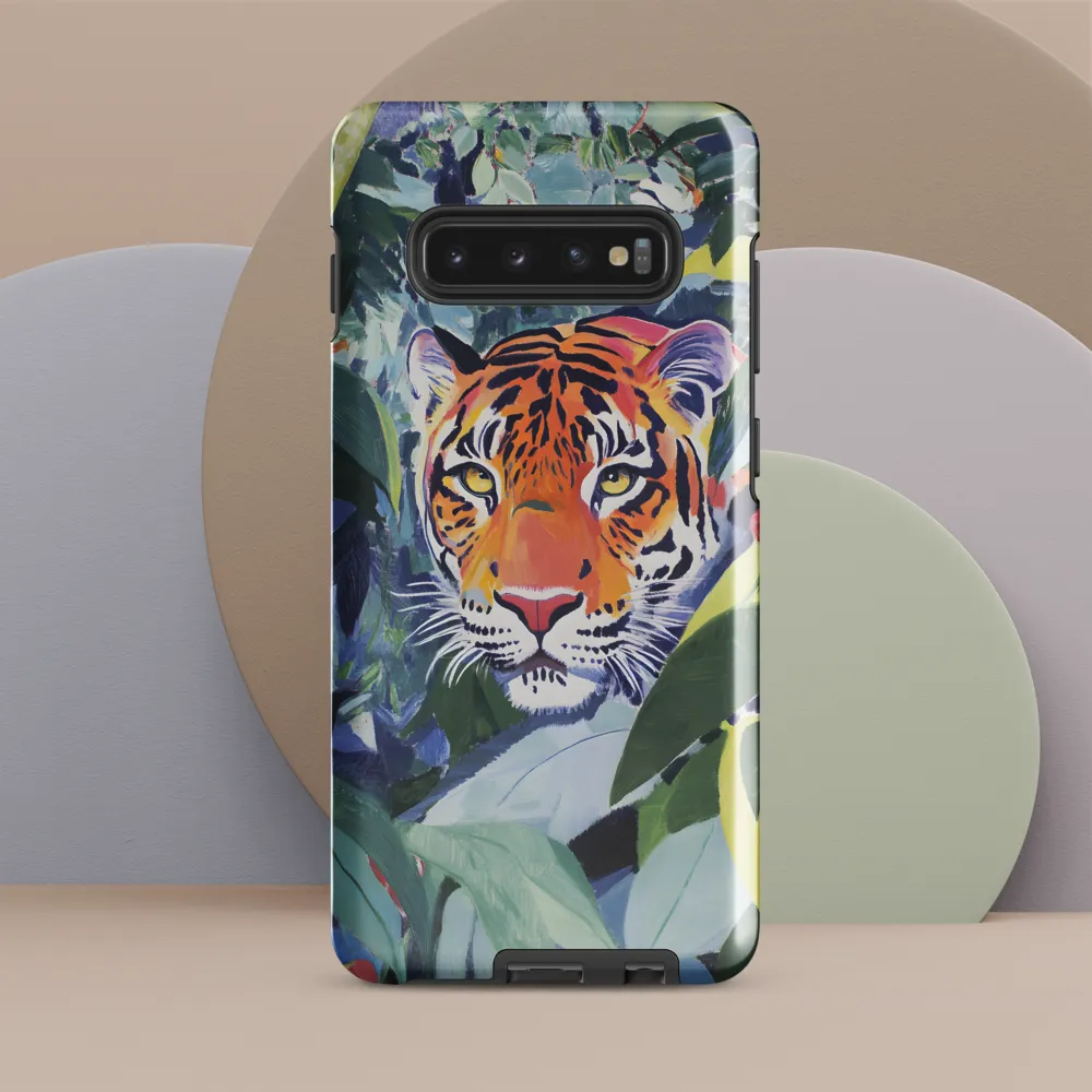 Gaze of the Tiger | Phone Case |  S10 Plus | Tough Case | Glossy