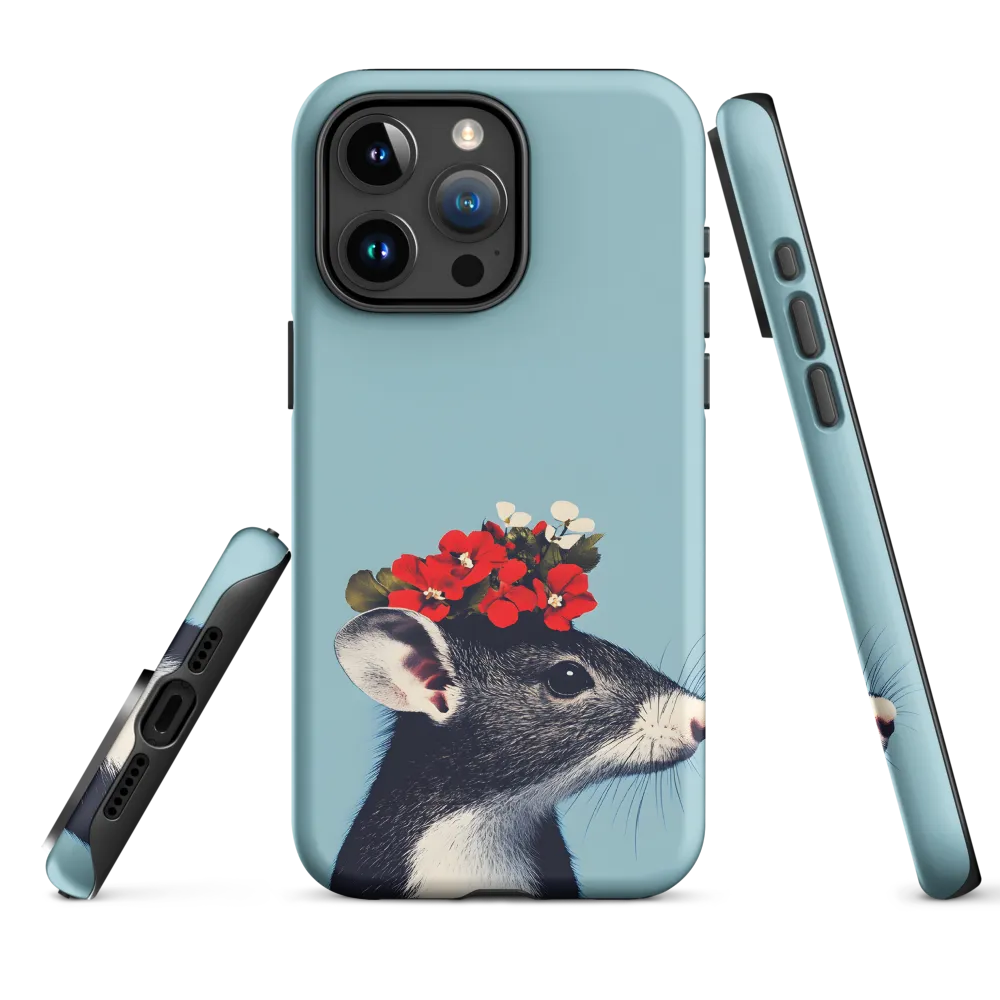 Whimsical Flora: A Mouse's Floral Crown