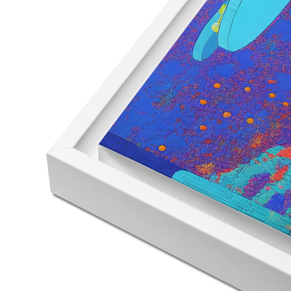 Reflections of Serenity | Canvas with White Frame | 18″×24″