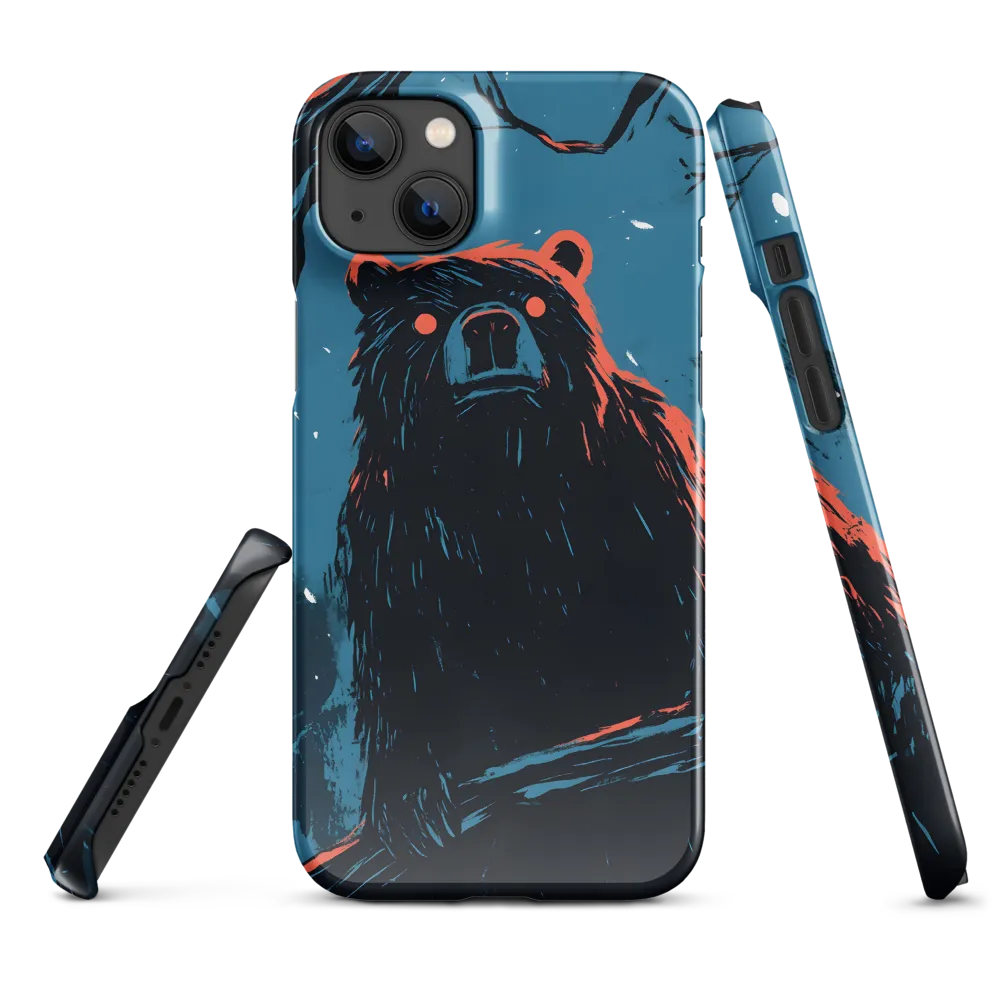 Eerie Majesty: A Bear in the Night