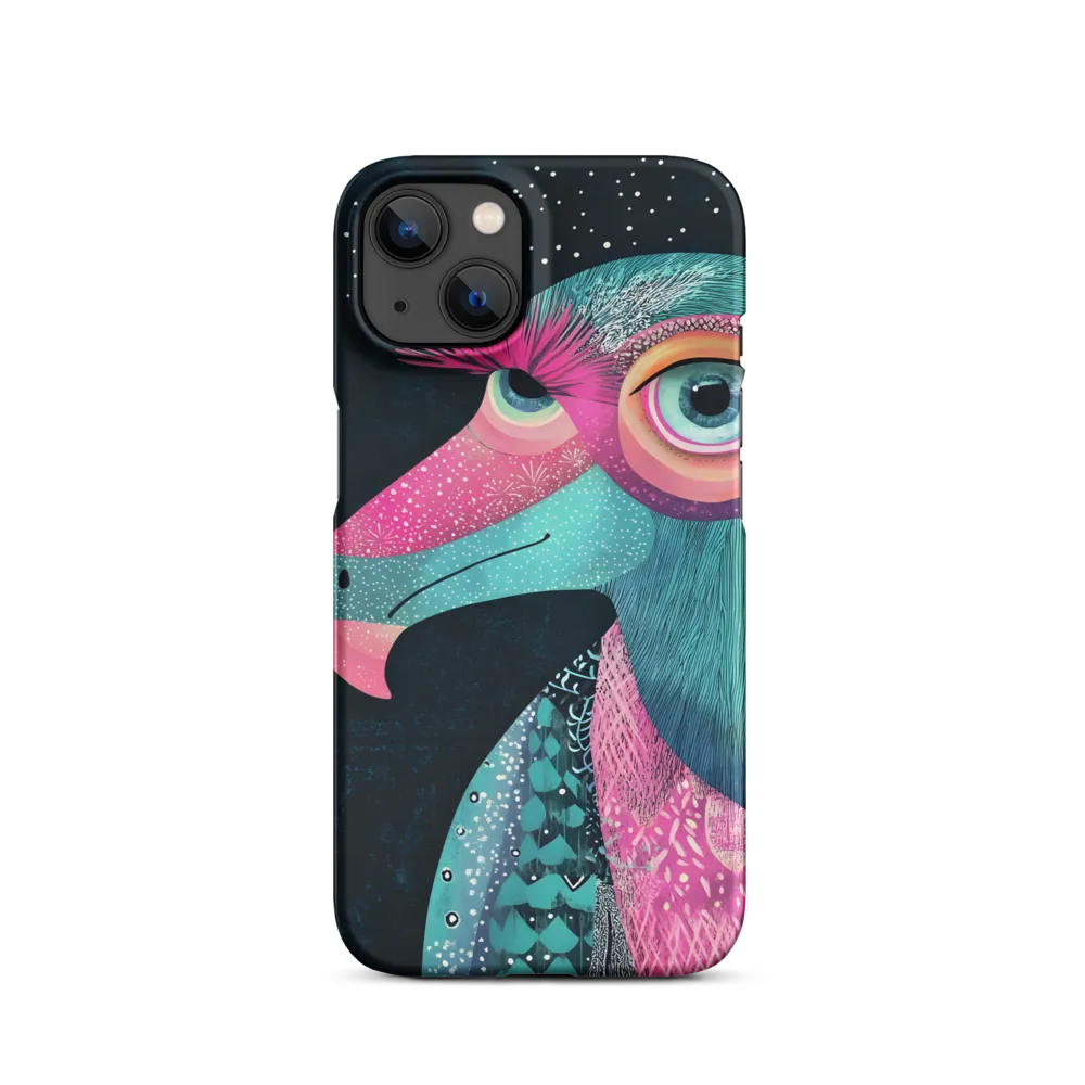 Whimsical Vulture: A Dance of Colors | Phone Case |  13 | Snap Case | Matte