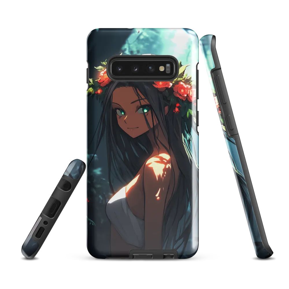 The Enchanted Forest Maiden | Phone Case |  S10 Plus | Tough Case | Glossy