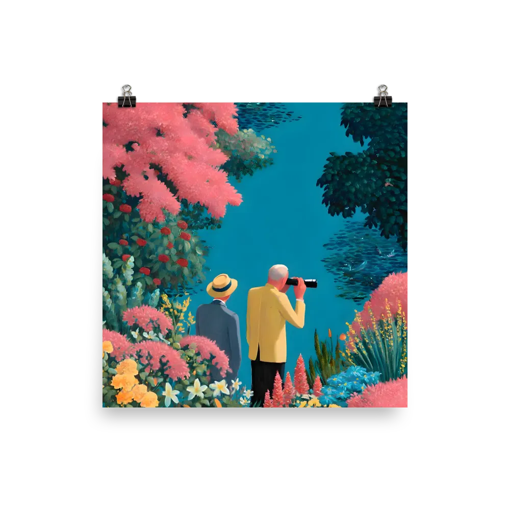 Pondside Observation 
 Poster | 18″x 18″