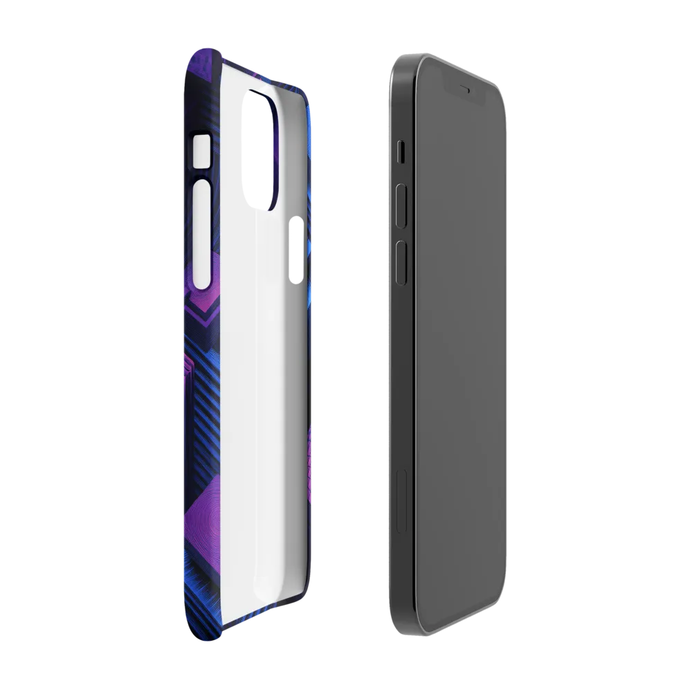 Geometric Dreams in Blue and Purple
